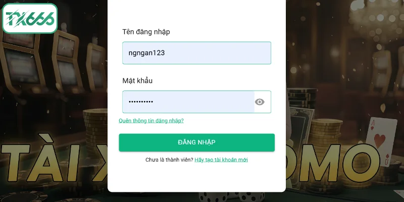 Đăng Ký Và Đăng Nhập TX666 - Mở Tài Khoản, Rinh Thưởng Lớn 3 Hướng dẫn login TX666 chi tiết